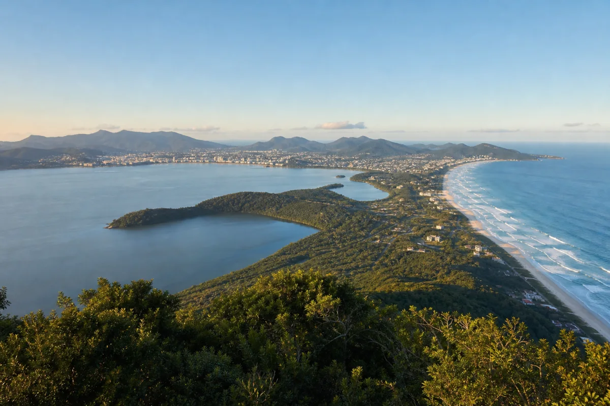 Lagoa, praias e montanhas de Florianópolis