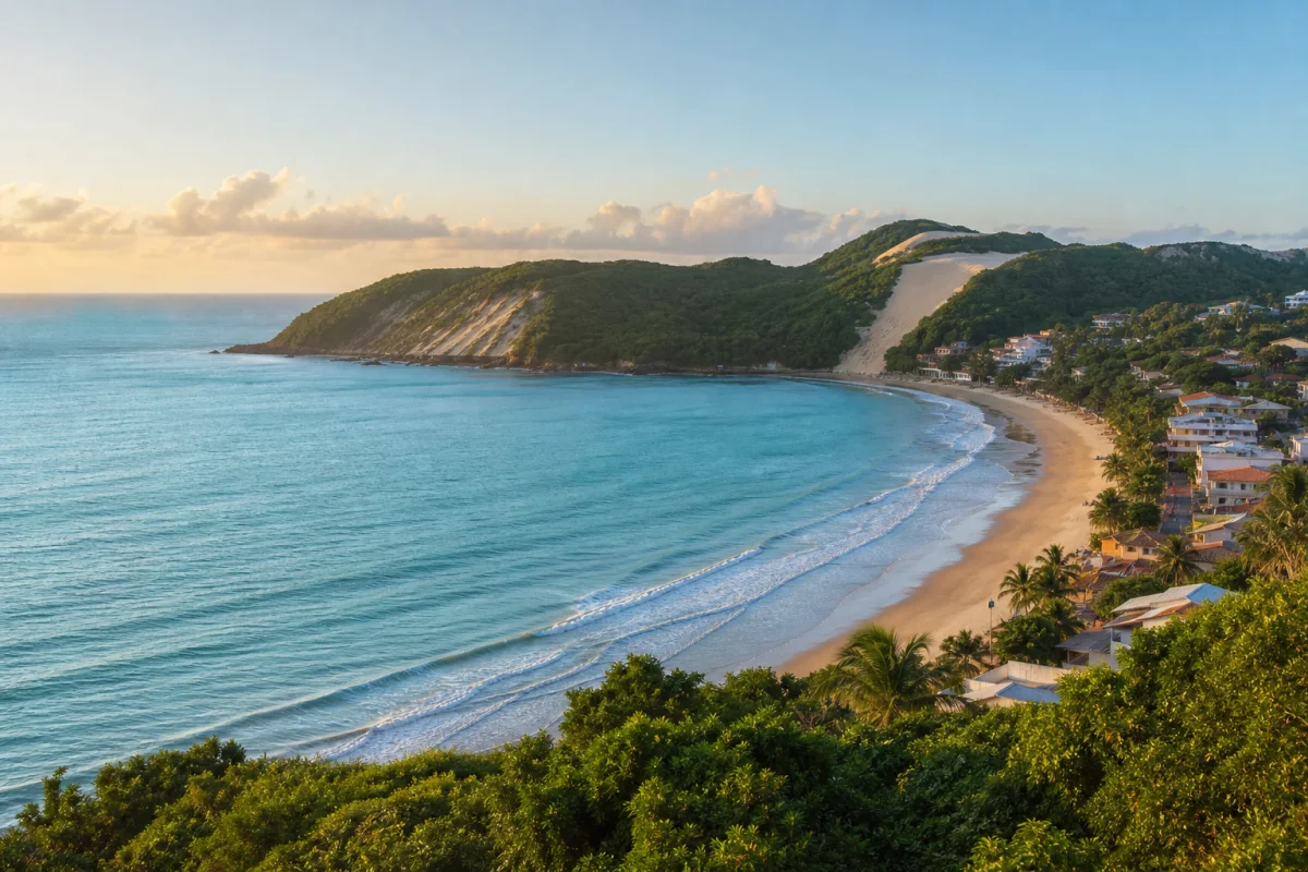 Praia de Ponta Negra e Morro do Careca em Natal